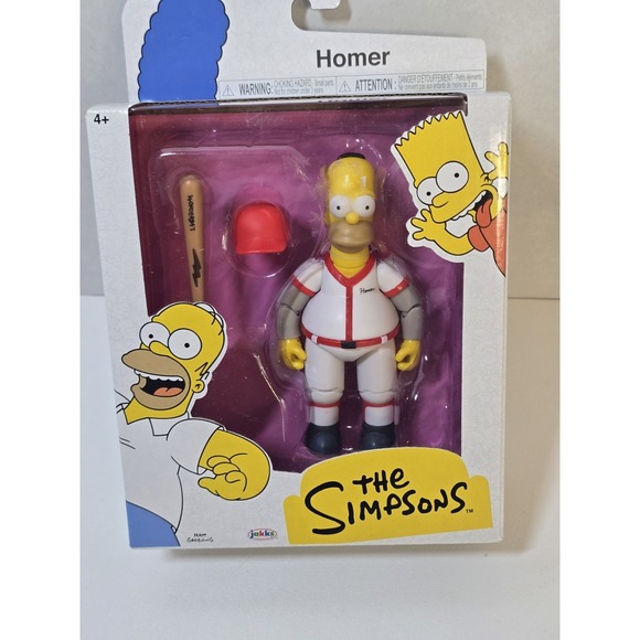 Jakks Pacific Other - The Simpsons BASEBALL HOMER Bat Hat Figure 2025
